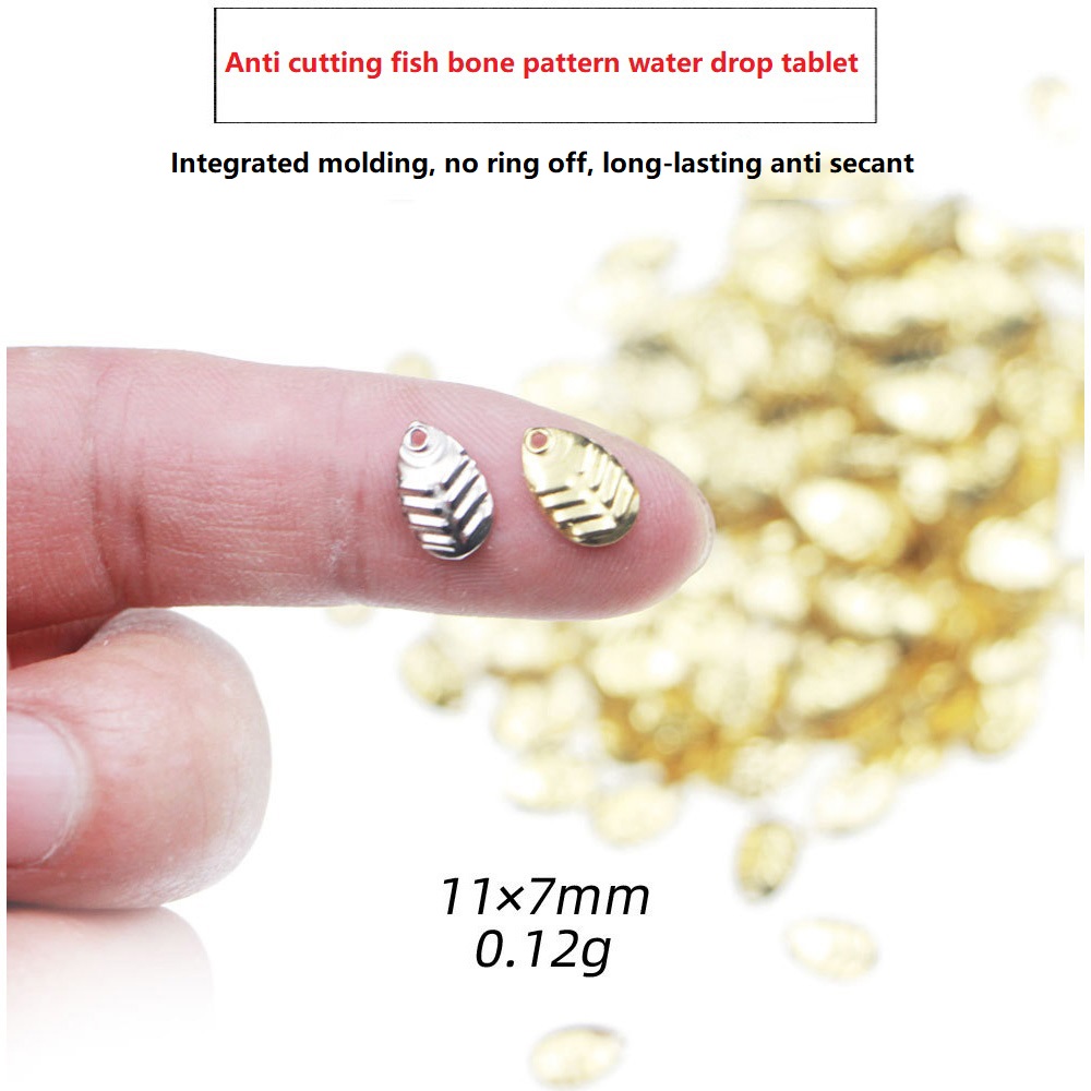 Fishing Lure Spinner - 50 sztuk/partia DIY Fishing Spinner cekiny