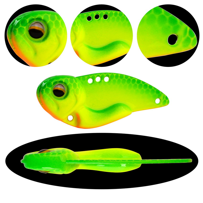 6 szt. Metalowych Przynęt Wibr – Fishing Lure Blade Bait recenzja i cena