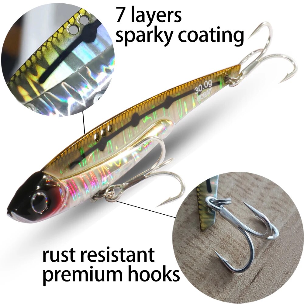 GOBAIT VIB Fishing Lure 20g 25 – Fishing Lure Blade Bait recenzja i cena