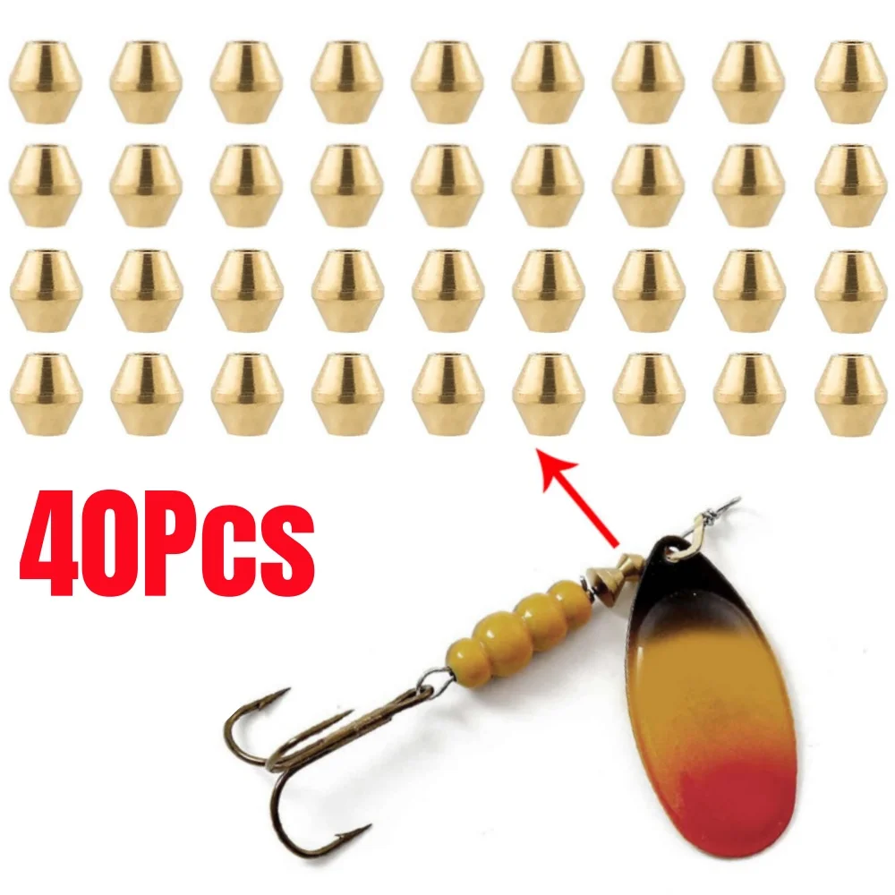 40 szt. Mosiężnych koralików w – Fishing Lure Spinner recenzja i cena