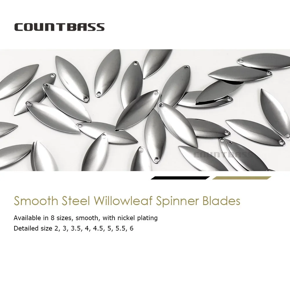 Countbass 50 sztuk rozmiar 1-6 – Fishing Lure Blade Bait recenzja i cena