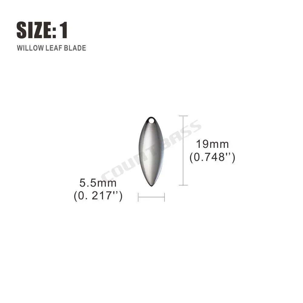 Countbass 50 sztuk rozmiar 1-6 – Fishing Lure Blade Bait recenzja i cena