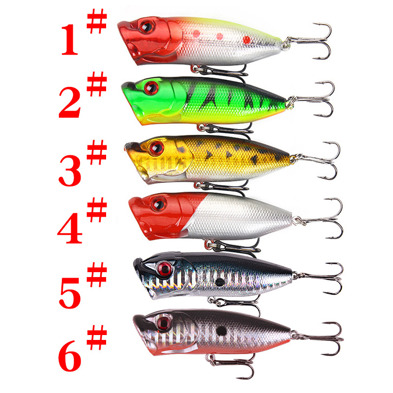 6 sztuk 6 kolorów (w torebce O – Fishing Lure Popper recenzja i cena